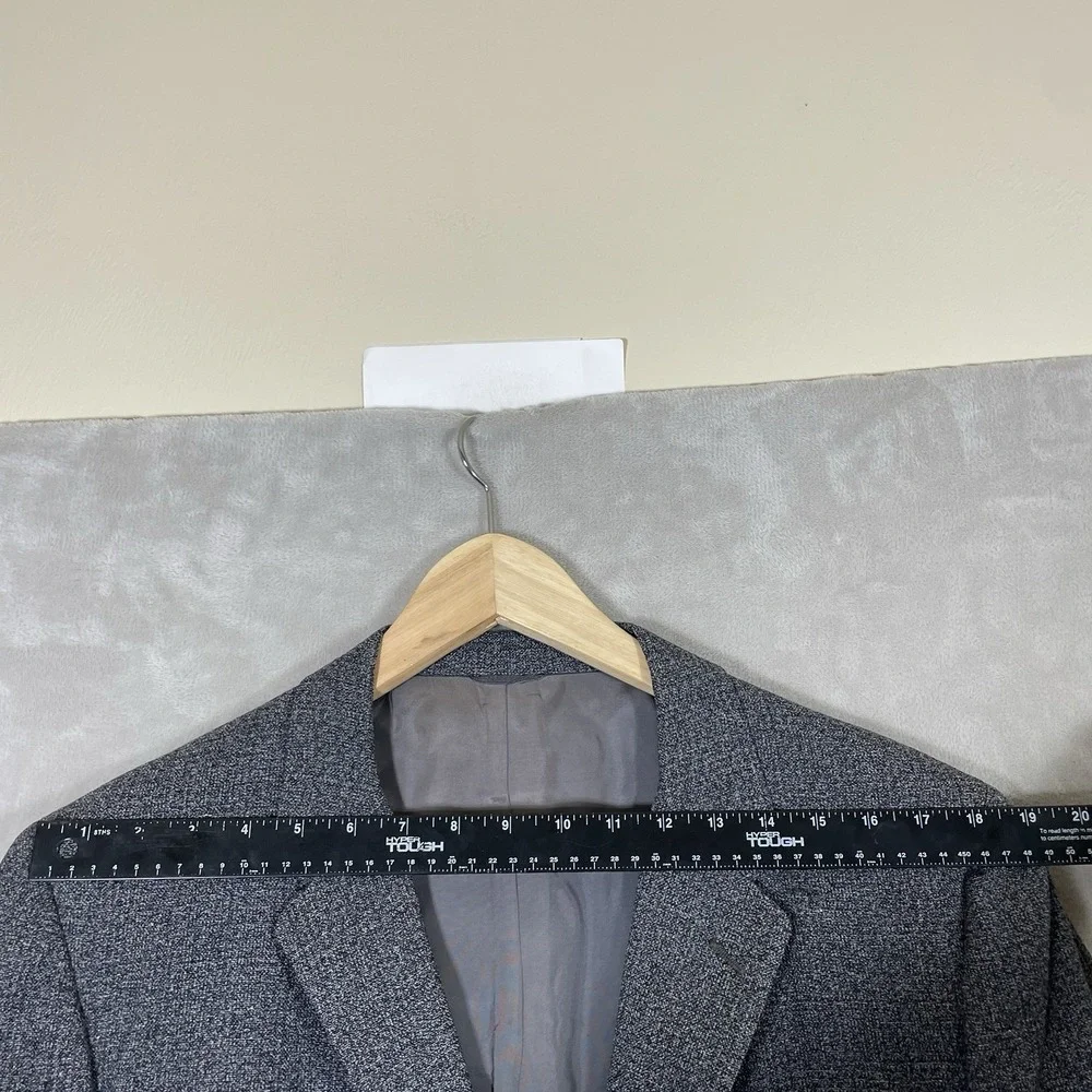 Vintage 1950s Gabardine Suit Mens 46 36x32 Fleck Rockabilly Atomic USA Pleated